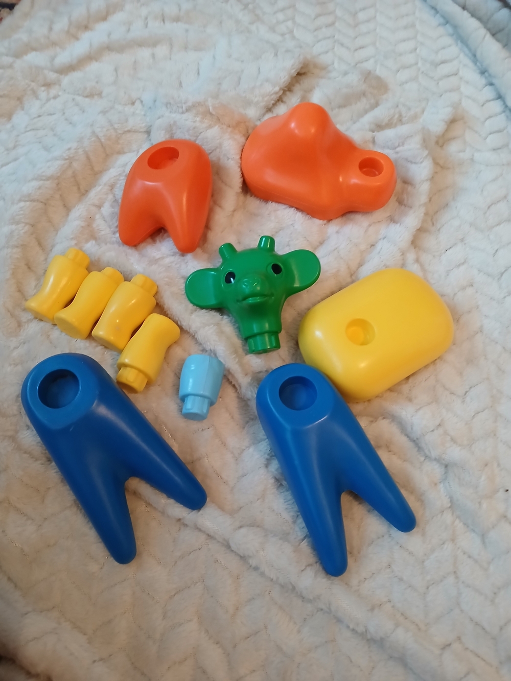 Vintage Tupperware Tuppertoys Zoo It Yourself Animals Lot  Multicolor